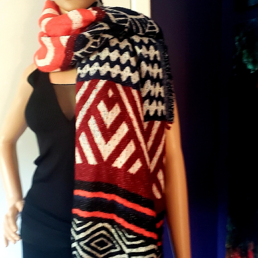 Free People Santa Rosa Pattern Scarf - Picture 4 of 6